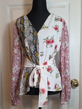 Gimmicks Mixed Prints Blouse